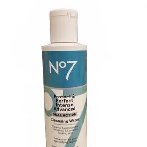 No7 Protect & Perfect Intense ~ Dual Action Cleansing Water 6.7 oz 🌊~ New